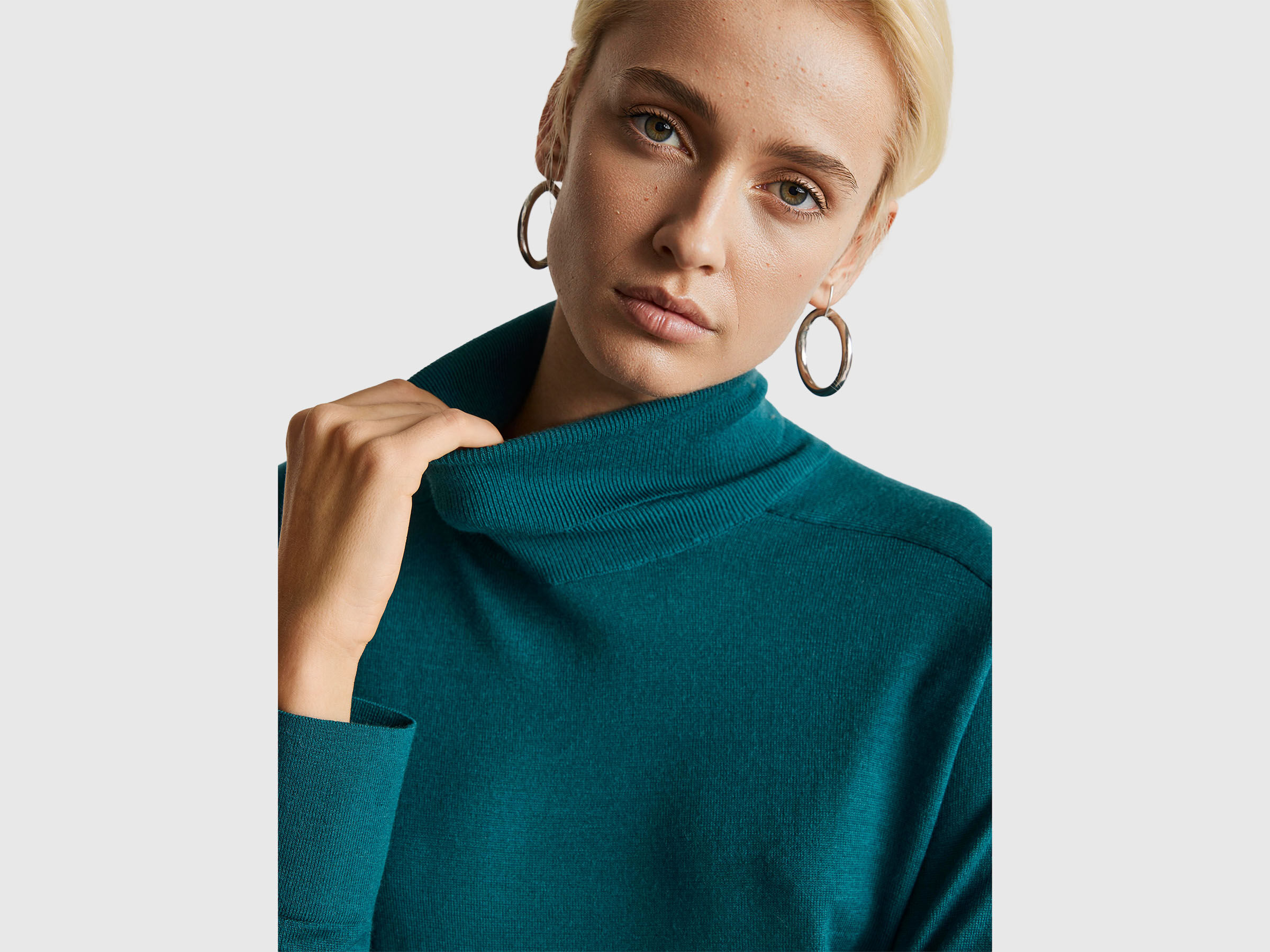 TURTLE NECK SWEATER Women image number 4